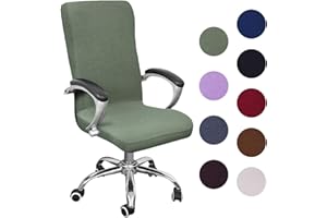 ‎SOUARTS Souarts Bezug für Bürostuhl Bürostuhl-Bezug Abnehmbare Elastische Universal Stretch Stuhlhussen Stuhlbezug Computer Stuhl Schreibtischstuhl Drehstuhl Office Chair Abdeckungen Hussen