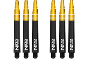 RED DRAGON Nitrotech Tige de Fléchettes - 3 Ensembles par Paquet (9 Tiges de Flechettes au Total)