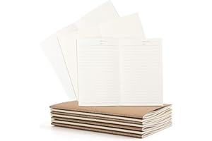 SALLYFASHION Notatnik A5, 10 sztuk, mały notes, 30 arkuszy, A5, notatnik, szkicownik, dziennik, blok rysunkowy