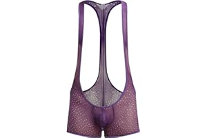 4UFIT Body de lutte en maille pour homme