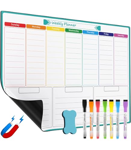 2DOBOARD Whiteboard Magneten – Beschrijfbaar, 7,5x2,5 Cm – 25 Stuks In 5 Kleuren, Voor Planborden & Koelkasten