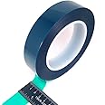1" Wide High Temp Masking Tape for Powder Coating, Custom Painting, Hydrodip, Sublimation - Green Polyester Silicone Adhesive