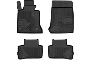 MOTOS Alfombrillas de Goma para Mercedes-Benz GLK X204 2008-2015 Mejore la Comodidad de Sus Viajes con la Alfombra Antideslizante Car No.77- Alfombrillas de Coche para Varias Estaciones