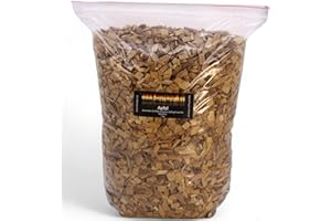 WWW.SMOKERHOLZ24.DE BBQ PLAG Räucherchips Apfel 1 KG für den Smoker und Kugelgrill BBQ Woodchips (4-10 mm) Naturholz aus PEFC-Forstwirtschaft - HACCP-Zertifiziert
