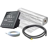 Thermostat RT-45 Mit Elektrischer Fußbodenheizung SunPro 160 W/m² Für Fliesen (2 M² - 0,5 X 4 M