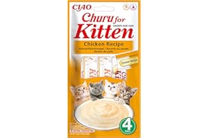 INABA CHURU Kitten Receta DE Pollo Pack 4X 14GR