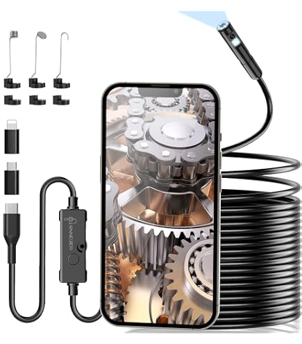 Videoscopio Endoscopico 3in1 Con Telecamera 3,9 Mm, USB-C, Per Android E PC, SM3-Y1, DEARSEE - Foto 2