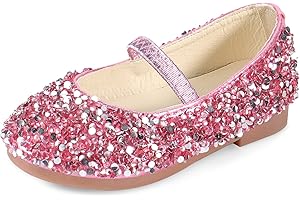 MK MATT KEELY Scarpe Principessa Bambina Ballerine Bambina Scarpe Brillantini Frozen Bimba Partito per Ragazze