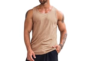 Runcati Herren Tank Top Fitness Muskelshirt Gym Achselshirts Workout Tankshirt Bodybuilding Ärmelloses Shirt Sport Unterhemden