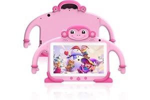 ZCOBRO Tablet dla dzieci 7" 32 GB, tablet z systemem Android z WiFi, tablet edukacyjny dla dzieci z etui dla małych dzieci edukacja preinstalowane aplikacje edukacyjne