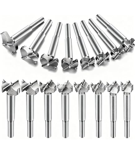 2 SET 8PZ Punta Da Trapano In Acciaio Al Carbonio Per Legno 3Mm-10Mm - Foto 4