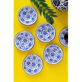 Jamuor Mess Fulya Porselen &Ccedil;ay Tabak Takımı 12Cm 6 Par&ccedil;a