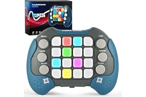 AYESY Pop It Electrónico,Sensory Quick Push Pop Game Fidget Toys Pro Manija de Juguetes Antiestrés de Empuje Rápido para Niños y Adultos,Juego de Mano,Juguete para el Estrés Regalos Cumpleaños Niños