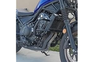 TATONCYCLE Motorcycle Engine Guard Crash Bar for CMX500 Rebel 500 2017-2026 Highway Bumper Frame Guard Falling Protector Black