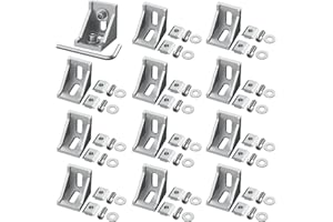 Vorxeon 3030 Grid Struts Nut8 Aluminium Profile Aluminium Engle Connector for DIY Projects 3D Printer CNC, Silver (35 x 35 x 28 mm)