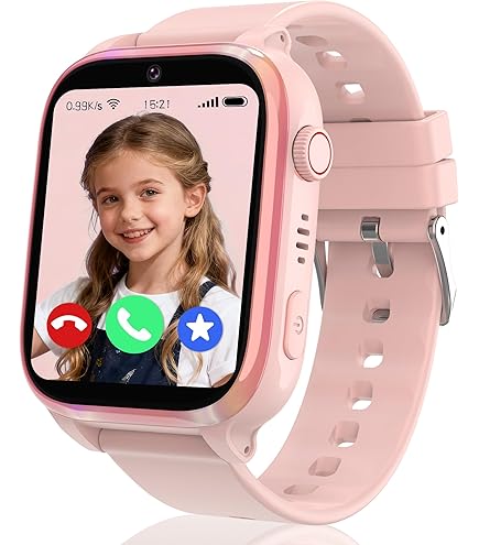 Smartwatch voor kinderen, smartwatch-telefoon voor jongens en meisjes