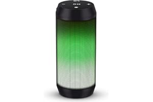 ELEHOT-STORE Głośnik Bluetooth Przenośna pozytywkaPrzenośny głośnik Bluetooth z 5 trybami ładowania USB Wydajne bezprzewodowe głośniki Bluetooth z radiem FM Obsługa karty TF/pamięci USB