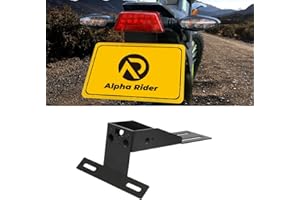 Alpha Rider Soporte de matrícula de motocicleta para Surron Sur-Ron,Soporte ajustable de licencia de aluminio (alargar)