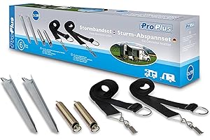 ‎PROPLUS ProPlus 361722 Abspannset Abspannband Set für Omnistor Markise gegen Sturm