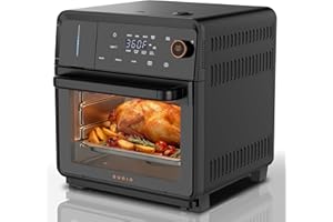 OUNIN Steam Oven 18L, 11-in-1 Air Fryer Oven with Steam Infusion, Dual Cook, Bake, Roast, Dehydrate & Self-Cleaning, 360° Even Heating, Easy to Use, Stainless Steel Inner, Space-saving Design