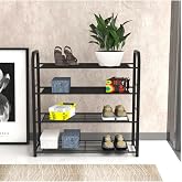 Retohome Metal 4 Katlı Ayakkabılık Ve &Ccedil;ok Ama&ccedil;lı Raf 2321