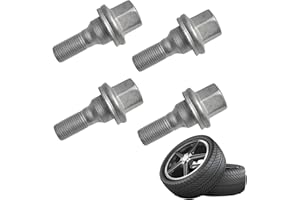 Perno de Neumáticos de Acero al Carbono,Perno de Neumáticos de Automóviles,Tornillo,Para Peugeot 1007 206 207 307 308 406 Citroen C5 C4L 540567 5405.67 Galvanoplastia M12 4 Piezas Tokaneit
