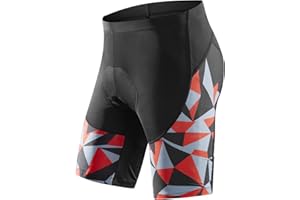 Santic Light Velocity - Pantalones Cortos de Ciclismo para Hombre con Acolchado para Asiento