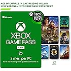 Xbox Game Pass for PC | 3 Month | Age of Empires IV è incluso con l'abbonamento | Windows 10 - Codice download