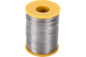 Svauoumu Filo per alveare in acciaio inox, diametro 0,5 mm, rotolo da 500 g, filo a nido d'ape per telaio delle api, accessori per apicoltura, strumento per apicoltura