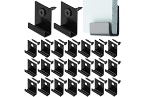 zrfgbxim 35 Piezas Clips para Tarimas de Composite, Clips de Fijación WPC Decking, Clip Oculto de Acero Inoxidable para Tablero de Arranque, Clip de Cubierta Compuestos con 35 Tornillo Autorroscante
