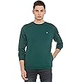Allen Solly Men's Cotton Blend Casual Crew Neck Sweatshirt