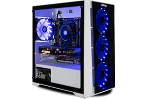 NitroPC - PC Gaming Avancé Gold (AMD Ryzen 5 5500 6/12 4,2GHz, RTX 3050 6GB, RAM 16GB, M.2 1TB, Windows 11, Wi-FI) Ordinateur de Bureau, PC Gamer