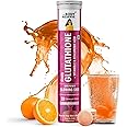 The Body Reserve Glutathione Tablets For Glowing Skin 20 capsules With 500mg L-Glutathione,Vitamin C & Hyaluronic Acid,Antioxidant & Skin Glow Supplement For Clear Skin,Orange Flavour,1 count