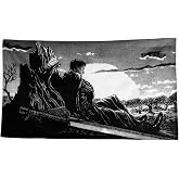 Radora Berserk Temalı Duvar &Ouml;rt&uuml;s&uuml; Ev Dekorasyon Duvar Halısı Tapestry
