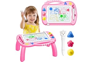 TSOKIZE Spielzeug ab 2 3 4 Jahre Mädchen, Zaubertafel Kinder ab 2 3 Jahre Geschenk Mädchen 2 3 Jahre Zaubertafel Maltafel Kinder ab 2 Jahre Magnettafel Kinder Kinderspielzeug ab 2 3 Jahre Mädchen Geburtstag