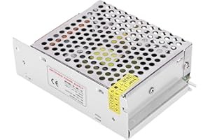 HILILAND Adaptateur de pilote d'alimentation du commutateur DC12V Alimentation à découpage Alimentation en alliage d'aluminium(S-60-12（L）（12V/5A/60W）AC100-240V)