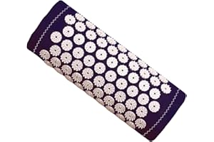 ‎SHAKTIMAT ShaktiMat [Das Original seit 2007 Akupressurkissen für Fortgeschrittene zur Entspannung für Schulter, Nacken, Kopf, Ethische Handarbeit, GOTS-zertifizierte Bio-Baumwolle, Indigo