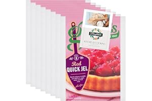 Jelly Glaze Bundle with Greens Red Quick Jel 8 Pack (8 x 38g) + Brightdale Kitchen Booklet