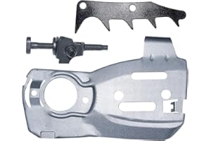 AUMEL 537071201 Kit de púas de Parachoques Tensor de Placa de Barra guía de Cadena para Husqvarna 353 351 346XP Pieza de Motosierra.