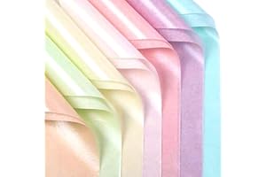 MAARA 35 Sheets Tissue Paper for Wrapping Gifts, 50X35CM Metallic Pearlescent Wrapping Tissue Paper Sheets, Shimmer Gift Wrap Tissue Paper Sheets for Packaging Gift Bags