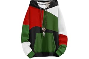 XIAOYAO Hombre Sudadera con Capucha Techwear Hip Hop Manga Larga Hoodie Entrenamiento Casual