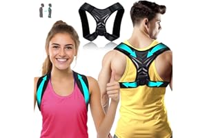 CHIMOO Correcteur de Posture,Réglable Redresseur de Dos Respirant Posture Correcteur Dos Correcteur de Posture Femme et Homme Ceinture Dorsale Homme Ceinture Dos pour Maintien Du Dos,Du Cou et Des éPaules