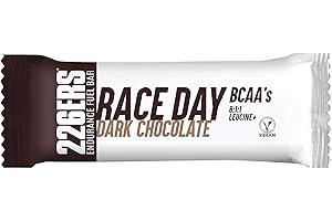 226ERS Race Day Bars, Barrita Energética Veganas, Energy Bars Sin Gluten, Chocolate Negro - 1 barra x 40 g