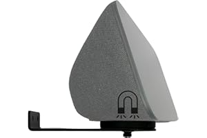 MECHONIX Magnetische Wandhalterung für Echo Show 5, 180° drehbar, Stahl, inkl. Dübel und Schrauben, Made in Germany