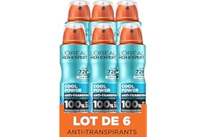 L’Oréal Paris Men Expert Cool Power Dezodorant, 6 x 150 ml