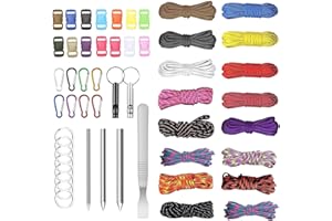 EUBSWA Paracord 550 Set 16 Farben, Multifunktionale Nylonseile für DIY Armband Hundeleine Hundehalsband Lanyard Schlüsselbund