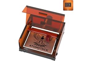 ATOMSTACK A6 Ultra Laser Engraver, 6W Laser Engraving Machine with B3 Laser Enclosure with Camera, 600mm/s High Speed, Laser Cutter with Tank Chain Design, Non-Clogging Laser Module