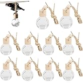 4 Packs Diffuseur Suspendu De Voiture Bouteilles De Parfum En Verre