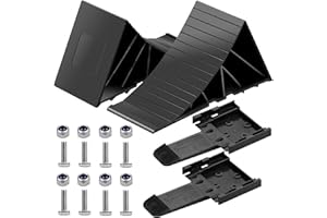 Onherm Unterlegkeile Inkl, 2 Unterlegkeile Mit Halter 1600 kg - Bremskeile für Anhänger und Wohnwagen, Wohnmobil