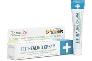 HomeoPet HP Healing Cream, Natural Support for Pet Wound Healing, Skin-Healing Cream for Dogs and Cats, 14 Grams